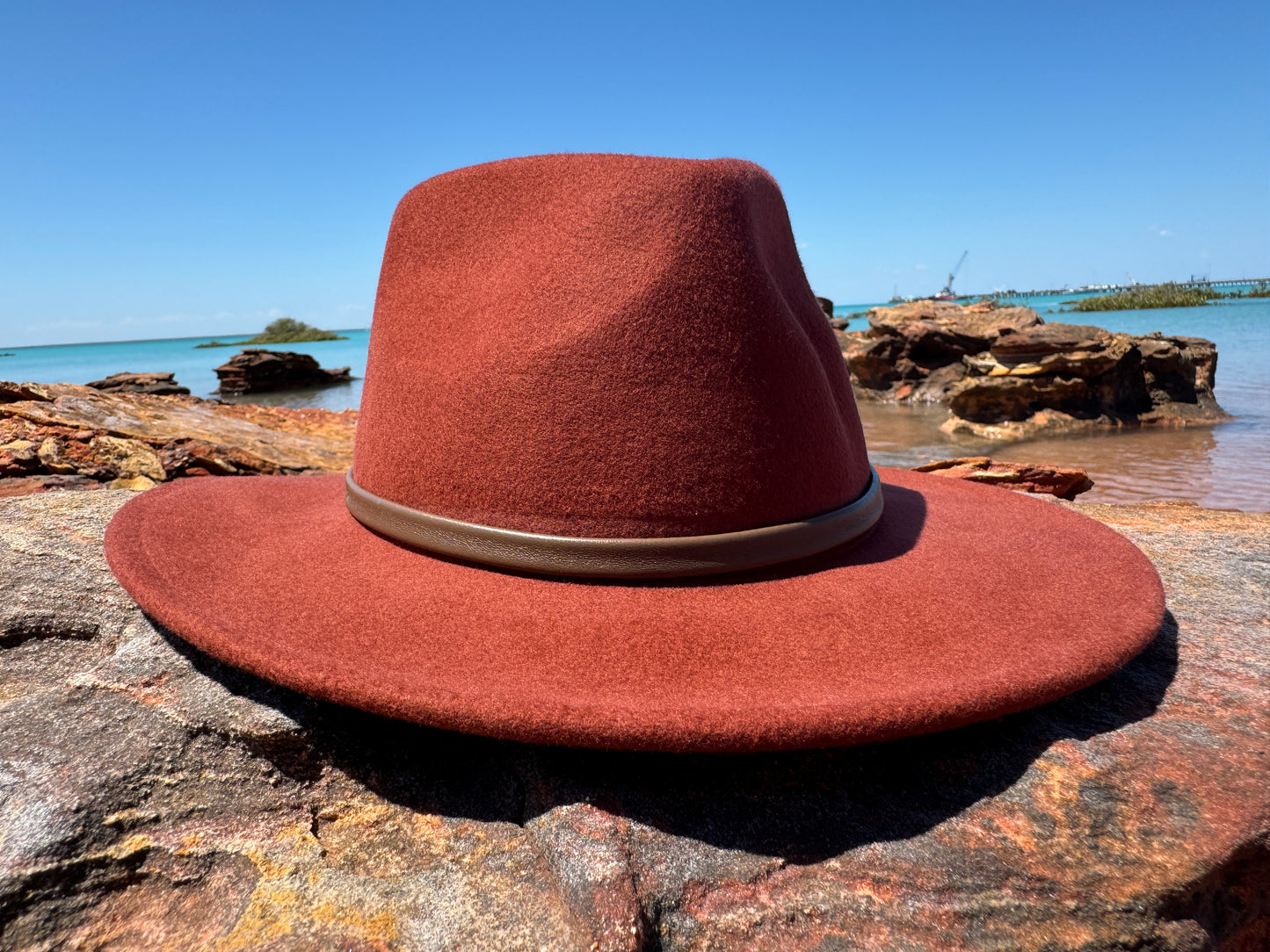 Unisex Country Style Hat - Terracotta