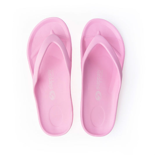 Slappa's Arch Support Thongs - Pale Pink