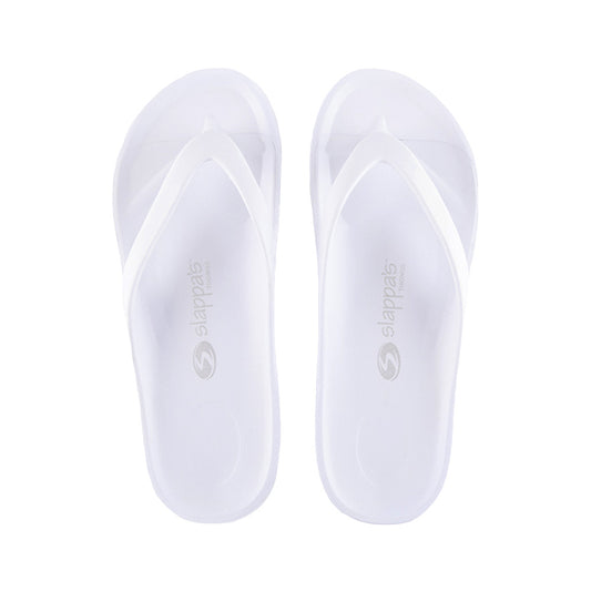 Slappa's Arch Support Thongs - White