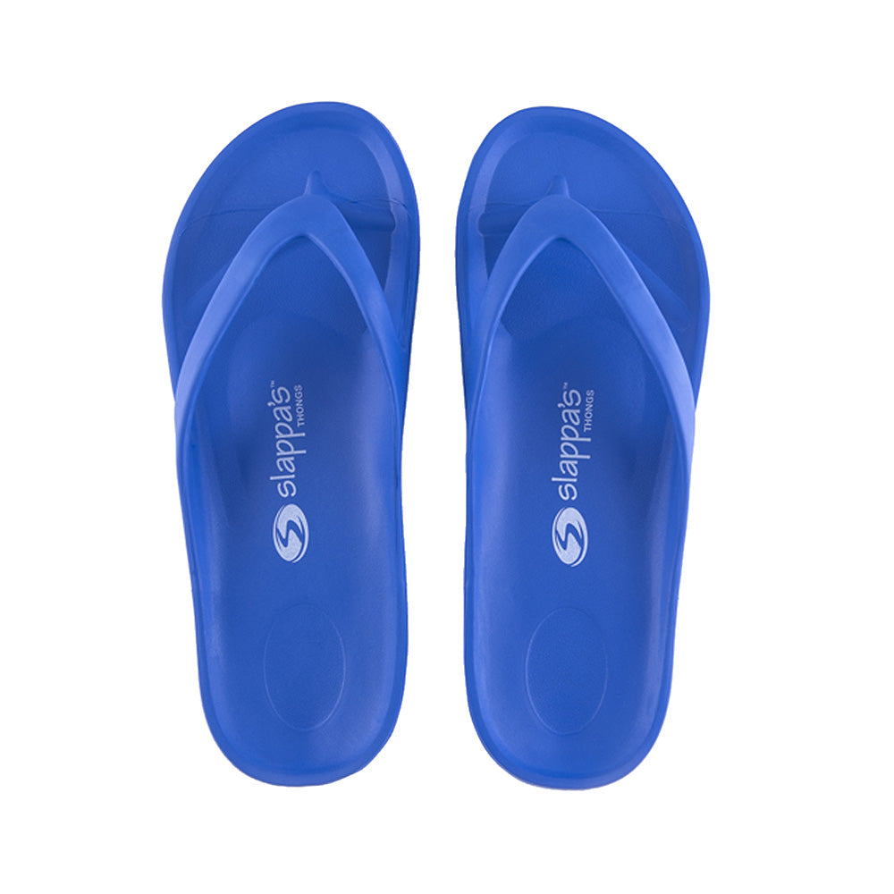 Slappa's Arch Support Thongs - Blue