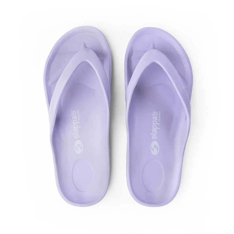 Slappa's Arch Support Thongs - Misty Lilac